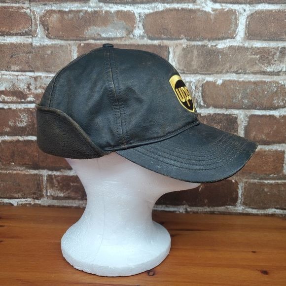 Vintage Leather Ups Hat - Picture 10 of 11
